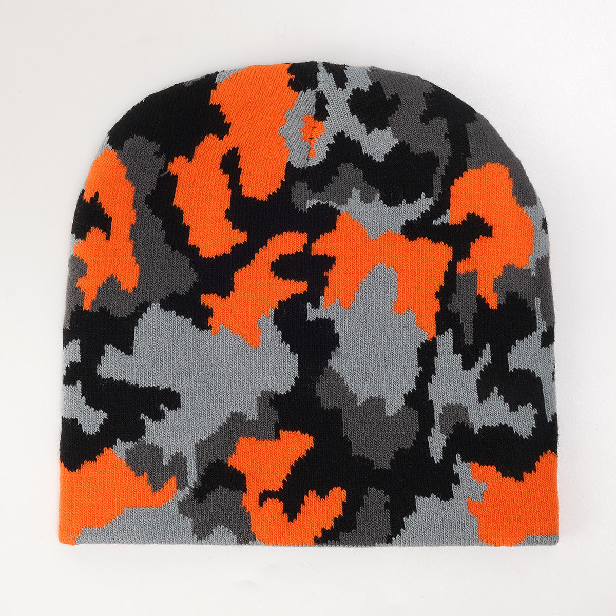 Wholesale Acrylic Camouflage Jacquard Knitted Hat